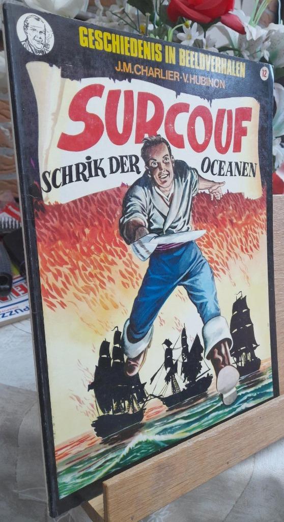 geschiedenis in beeldverhalen nr 12 surcouf 1ste druk 1982, Boeken, Stripverhalen, Gelezen, Eén stripboek, Ophalen of Verzenden