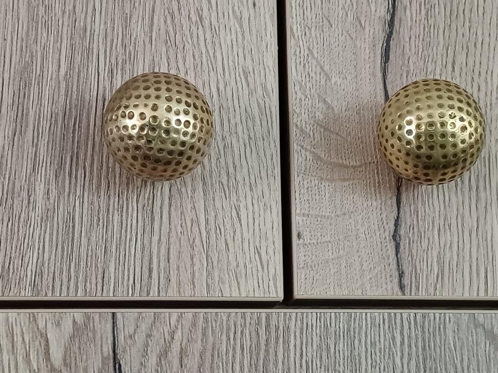 10st (MASSIEF koper) Golfballetjes..Deurknoppen *STUKPRIJS*, Antiek en Kunst, Ophalen of Verzenden