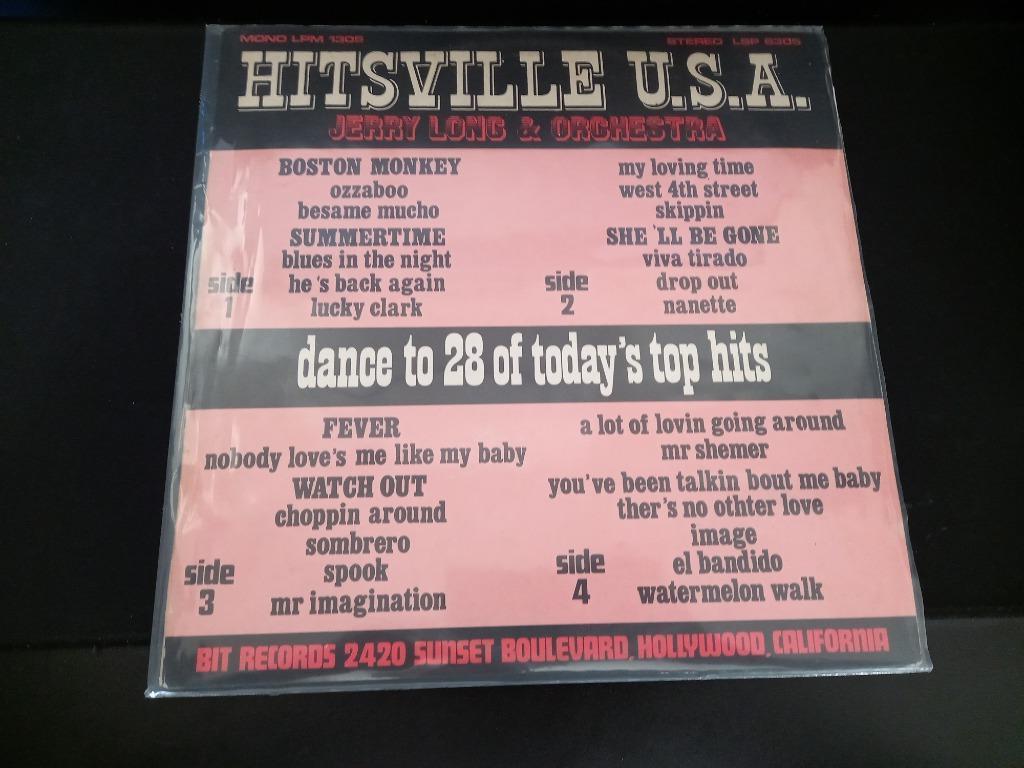 Hitsville U.S.A. Jerry & Long Orchestra -  2x Popcorn lp's, Cd's en Dvd's, Ophalen of Verzenden, Zo goed als nieuw, 12 inch, Soul of Nu Soul