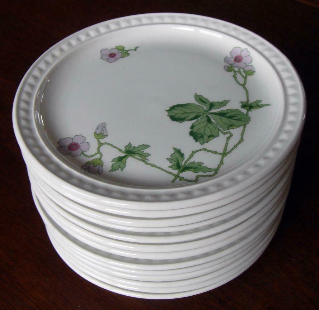 13 assiettes à dessert en porcelaine, Ditmar Urbach, 18 cm, Assiettes(s), Enlèvement, Utilisé, Autres styles