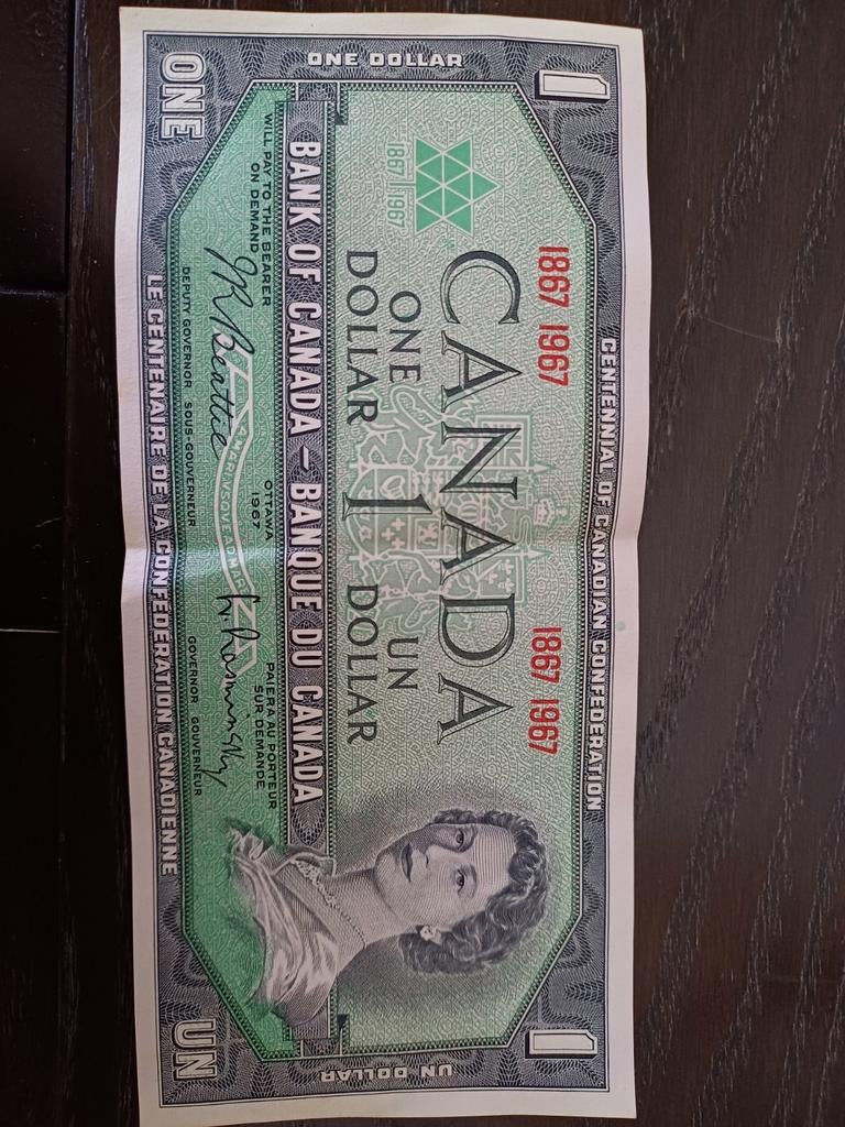 Can. Dollar , uitgegeven ter ere van het 100 jarig bestaan., Ophalen
