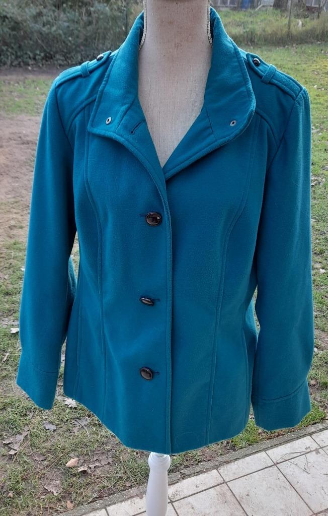 Groene jas, Kleding | Dames, Jassen | Winter, Ophalen of Verzenden, Zo goed als nieuw, Maat 46/48 (XL) of groter, Groen
