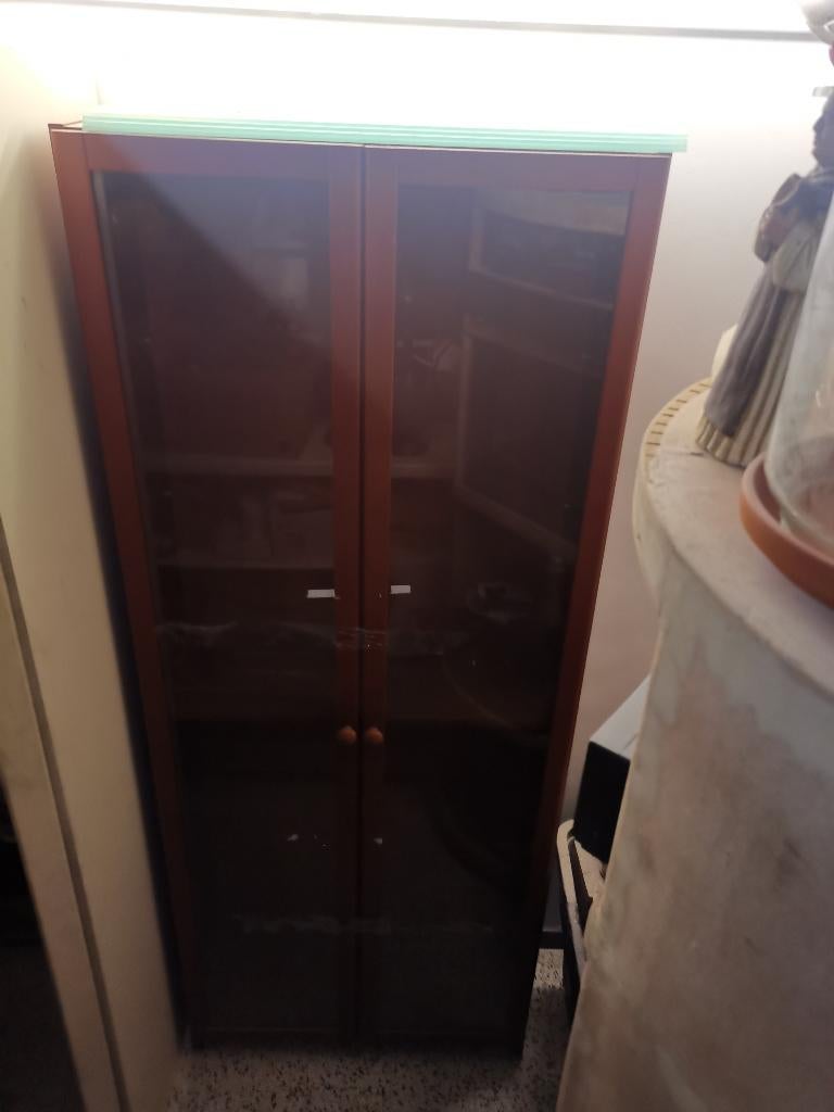 Strakke Moderne Vitrinekast, Ophalen, Met deur(en), 200 cm of meer, Modern, tijdloos en strak
