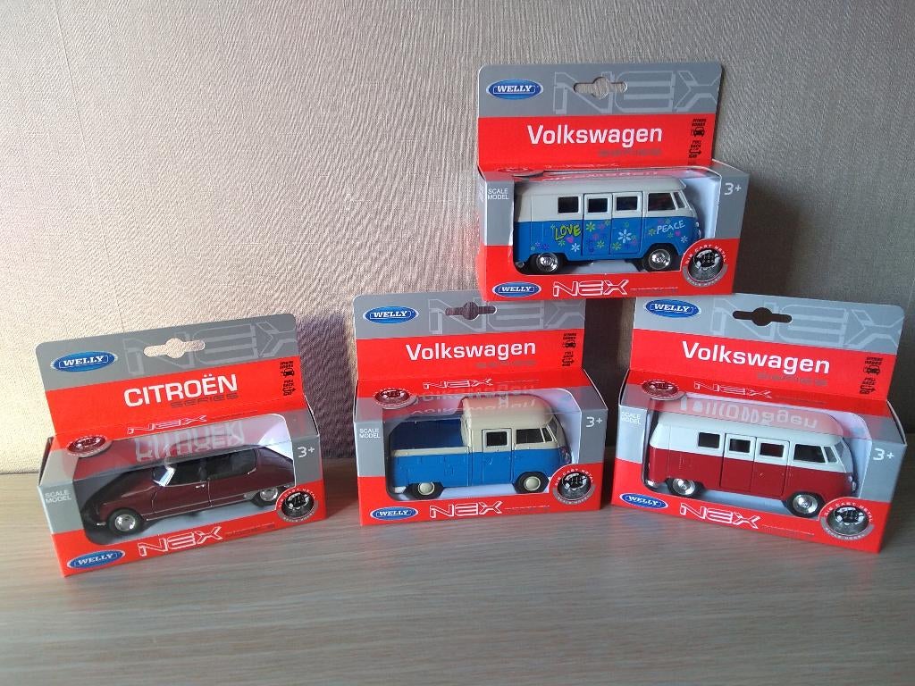 ☼ Nieuwe welly speelgoedauto's schaalmodel -VINTAGE 2, Ophalen of Verzenden, Nieuw