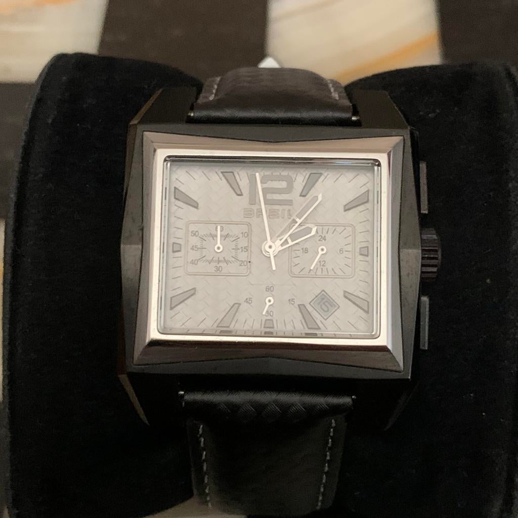 Breil BW0234 Chronographe Vintage Années 2000, Enlèvement ou Envoi, Montre-bracelet