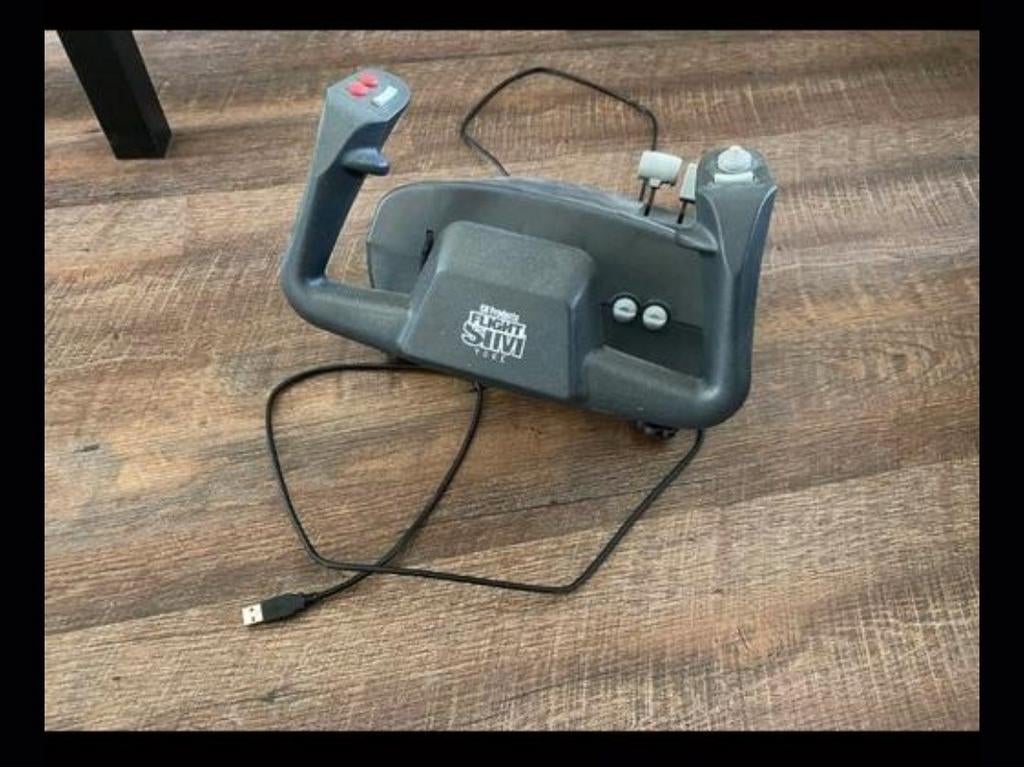 Flightsim yoke and throttle, flightsimulator, Computers en Software, Ophalen of Verzenden, Gebruikt