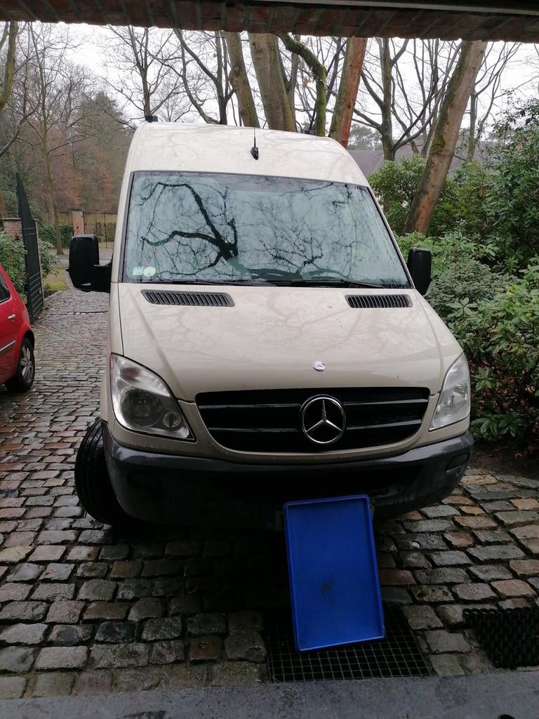 Lichte vracht Mercedes, beige kleur sprinter 316cdi van 2011, Euro 5, 4 cilinders, Traction-control, Leder en Stof