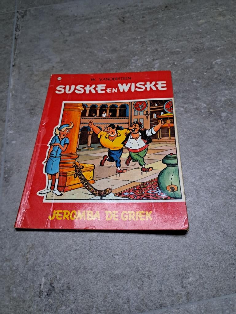 Suske en wiske jeromba de griek, Boeken, Gelezen, Willy Vandersteen, Eén stripboek, Ophalen of Verzenden