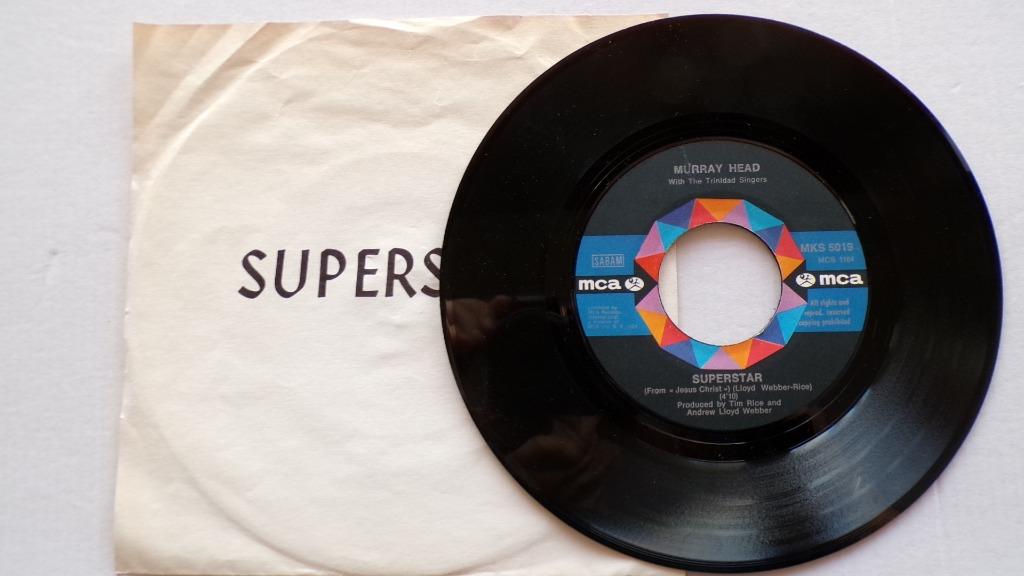 MURRAY HEAD - Superstar (45t), CD & DVD, Enlèvement ou Envoi, Comme neuf, Musique de films et Bande son