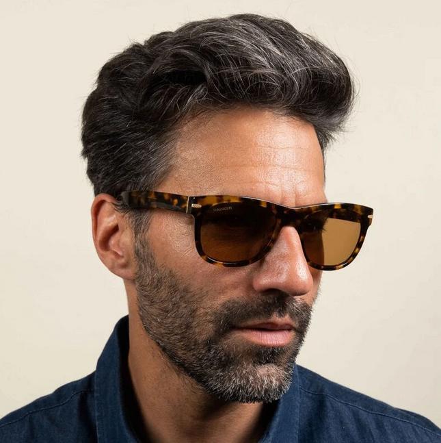 NIEUWE Serengeti zonnebril Foyt SS550001 bruin tortoise, Overige merken, Zonnebril, Bruin, Nieuw