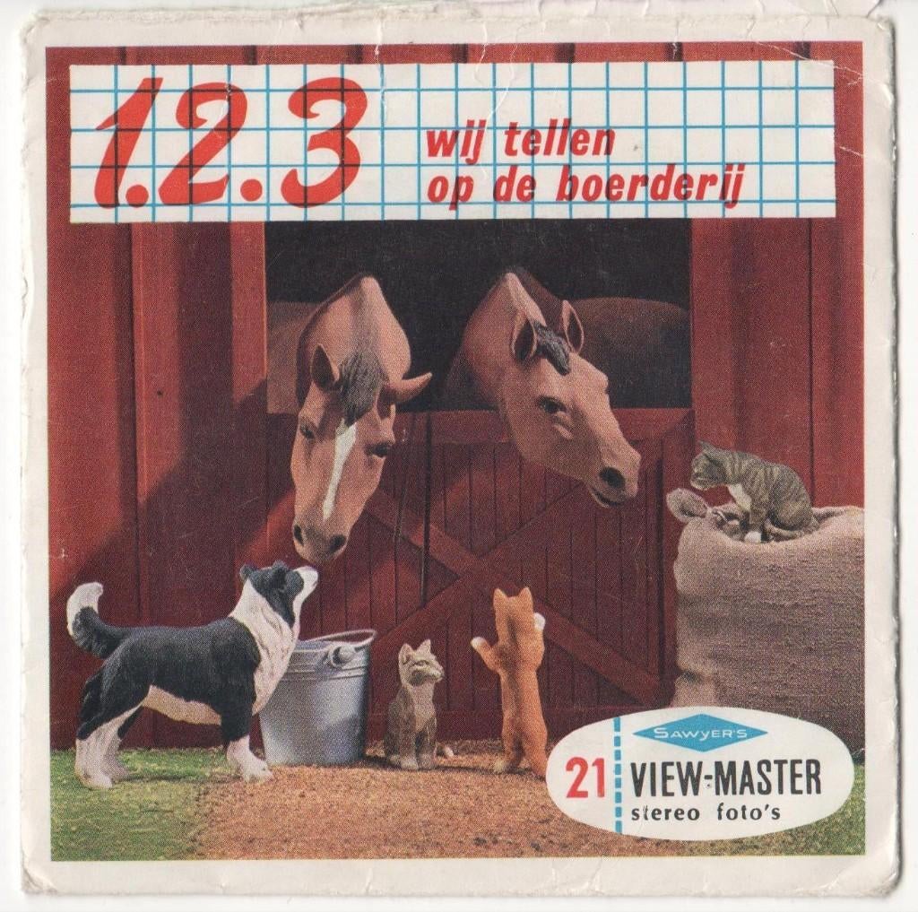 View-master 1 2 3 Histoires à la ferme B 412 NL, Enlèvement ou Envoi