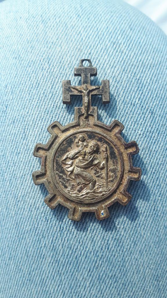 Pendentif Saint-Christophe, Antiquités & Art, Enlèvement ou Envoi