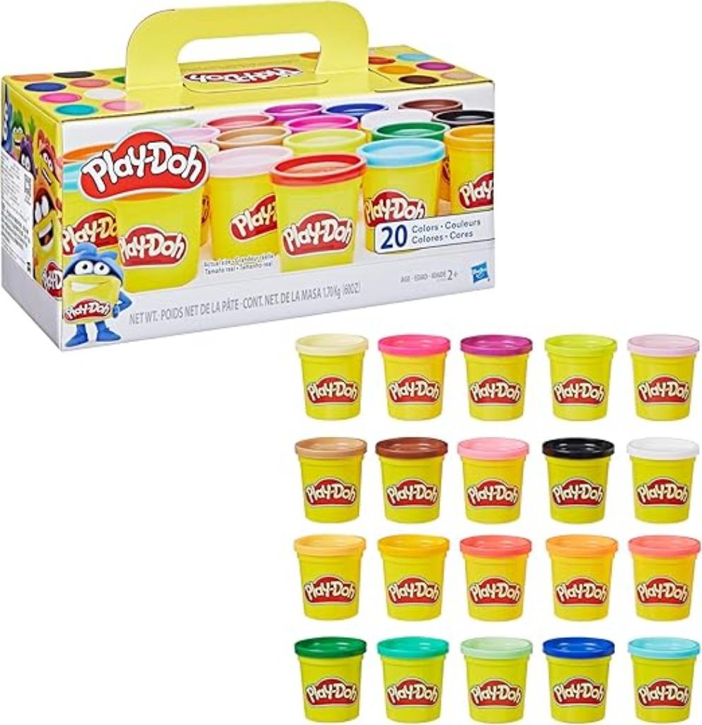 20 potten boetseerklei voor kinderen | Nieuw, Play doh, -, Verzenden, -
