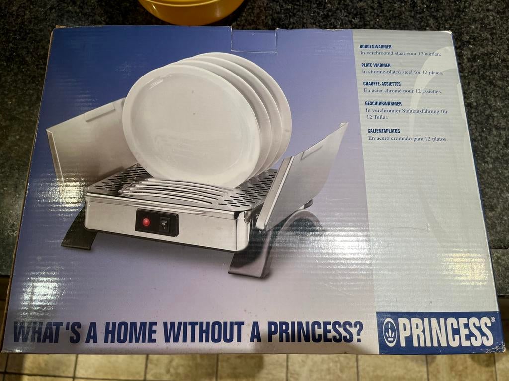 Bordenverwarmer Princess, Huis en Inrichting, Ophalen, Nieuw