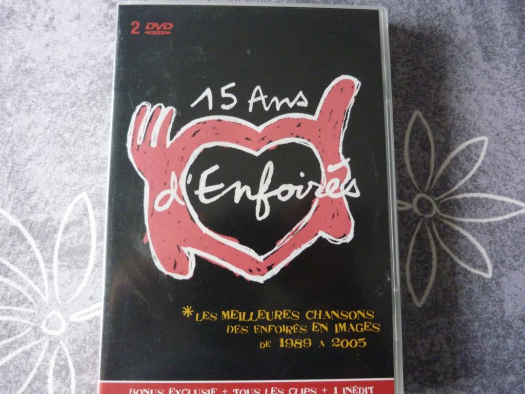 Les Enfoirés 1989-2005 : 15 Ans D'enfoirés - Édition 2 DVD, Alle leeftijden, Boxset, Muziek en Concerten, Ophalen of Verzenden