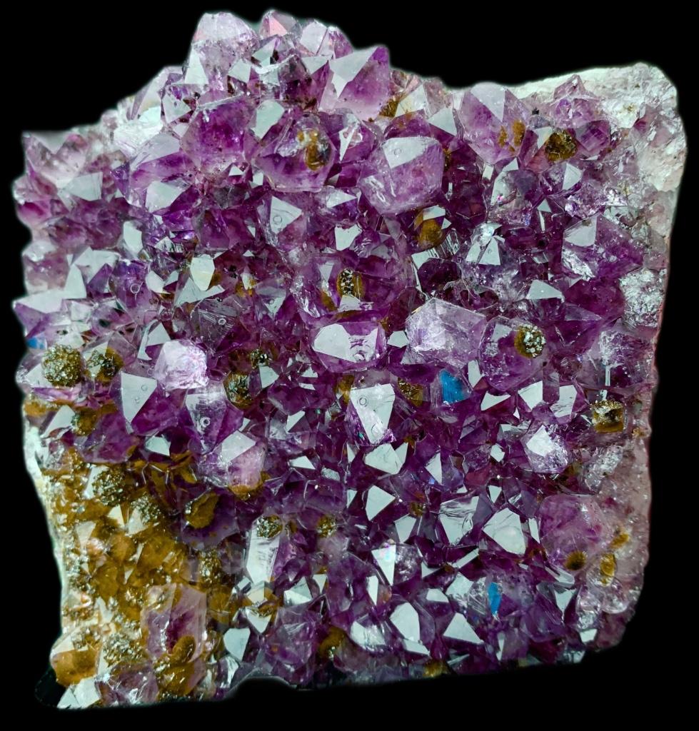 Amethyst Brok Steen Geode Beeld, Enlèvement ou Envoi