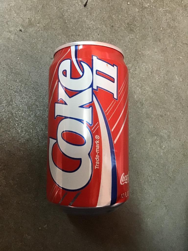 Coca-Cola blikje usa coke II 1990, Envoi, Utilisé, Emballage
