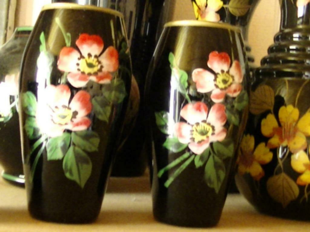 Set 2 vases verre de BOOM ? Doyen? Art Deco, Ophalen of Verzenden