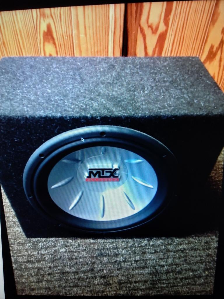 Subwooferkist MTX 600 Watt, Auto diversen, Autospeakers, Ophalen of Verzenden, Zo goed als nieuw