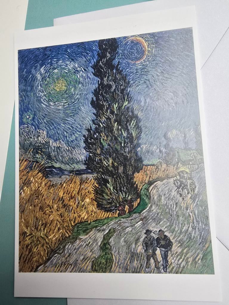 CARTE DE VAN GOGH, Antiquités & Art, Art | Peinture | Abstraite, Enlèvement ou Envoi