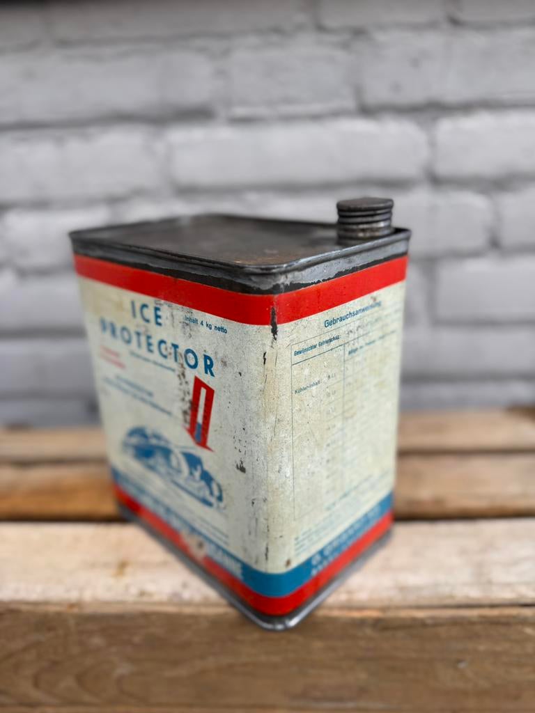 Ancienne boîte publicitaire Ice Protection, Enlèvement ou Envoi, Utilisé, Autre, Autres marques