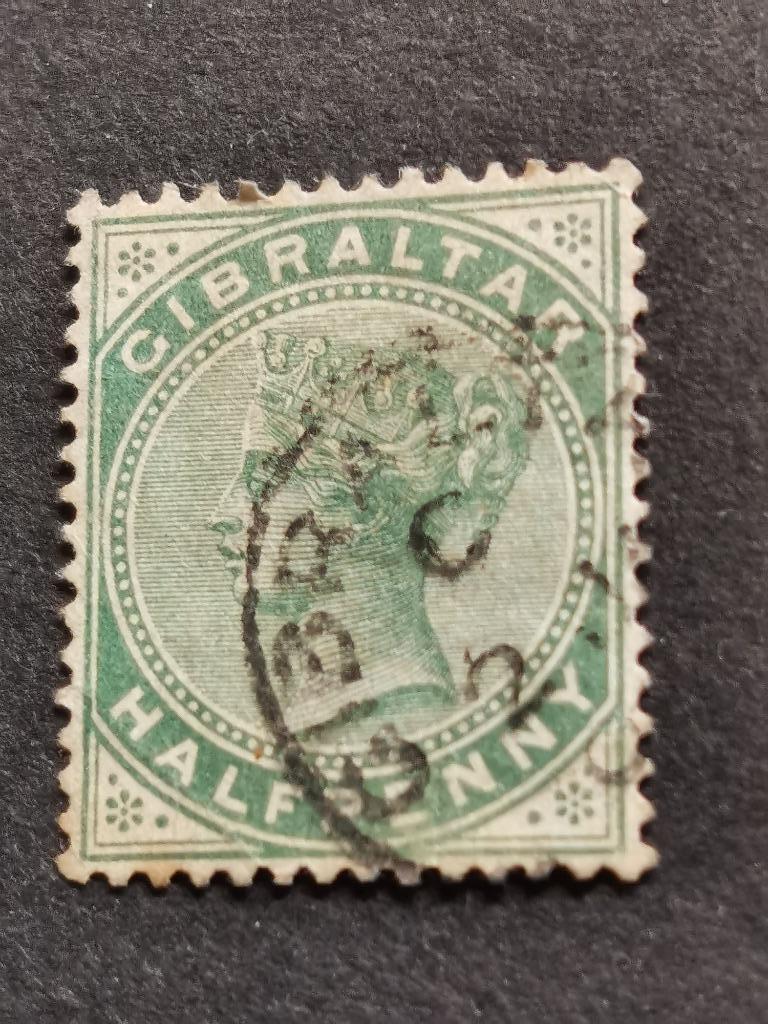 Gibraltar 1886 - Koningin Victoria, Ophalen of Verzenden, Overige landen, Gestempeld