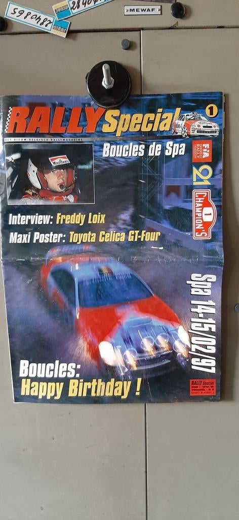 Programma boekje Boucles de Spa  1997, Ophalen of Verzenden, Zo goed als nieuw