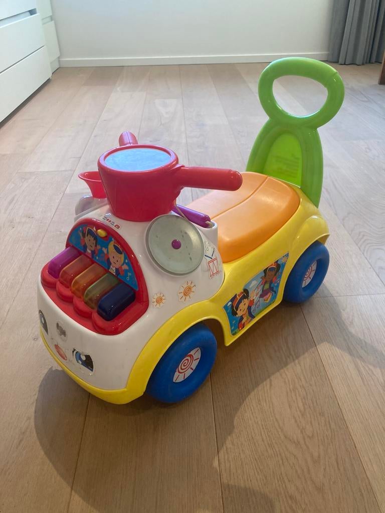 Loopwagentje mer muziek - Little People met doos, Kinderen en Baby's, Ophalen, Zo goed als nieuw