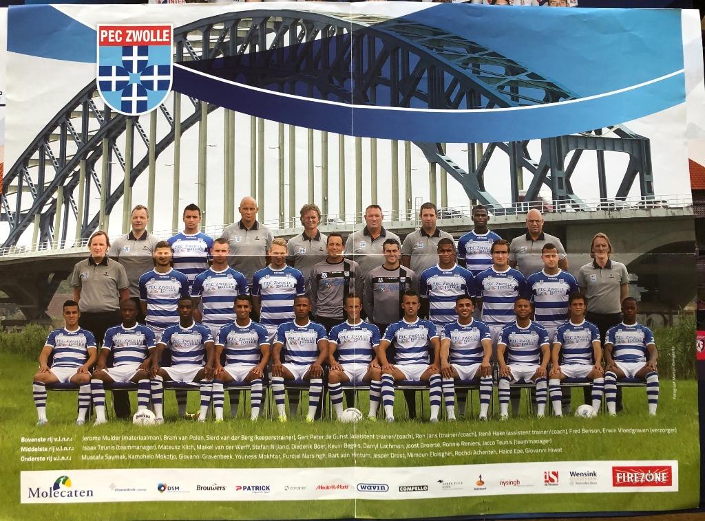2 ploegposters PEC Zwolle, Ophalen of Verzenden, Nieuw, Poster, Plaatje of Sticker