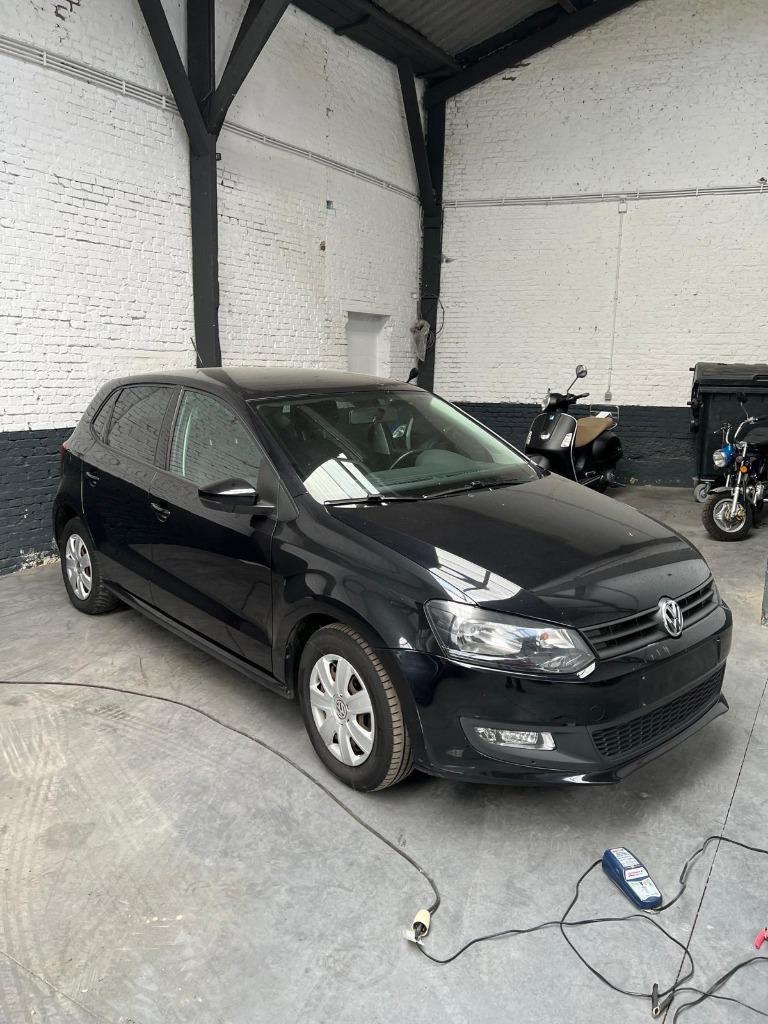 Volkswagen Polo, Auto's, Voorwielaandrijving, Euro 5, Stof, Zwart