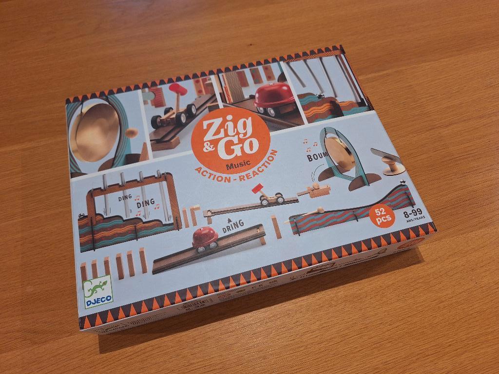 Action-Réaction Djeco Zig&Go Dominos, Enfants & Bébés, Jouets | Jouets en bois, Comme neuf, Autres types, Enlèvement ou Envoi