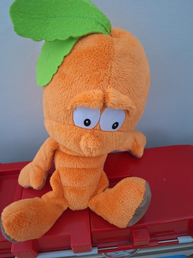 Knuffel wortel, Kinderen en Baby's, Speelgoed | Knuffels en Pluche, Ophalen, Zo goed als nieuw, Overige typen