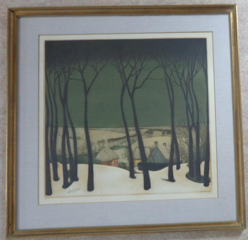 VALERIUS DE SAEDELEER / GRANDS ARBRES / KLEURETS / 80x80cm, Antiquités & Art, Enlèvement