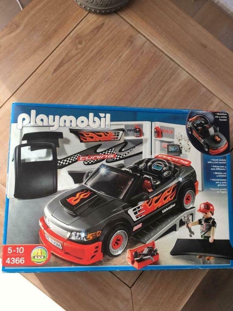 playmobil 4366 tununig auto, Enlèvement ou Envoi, Utilisé, Ensemble complet