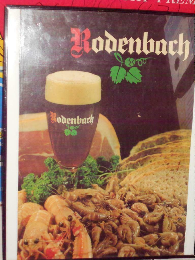 Beersign.Reclame.Rodenbach.Lierse Caves Karton.Brugs, Verzamelen, Ophalen of Verzenden, Zo goed als nieuw, Reclamebord, Plaat of Schild