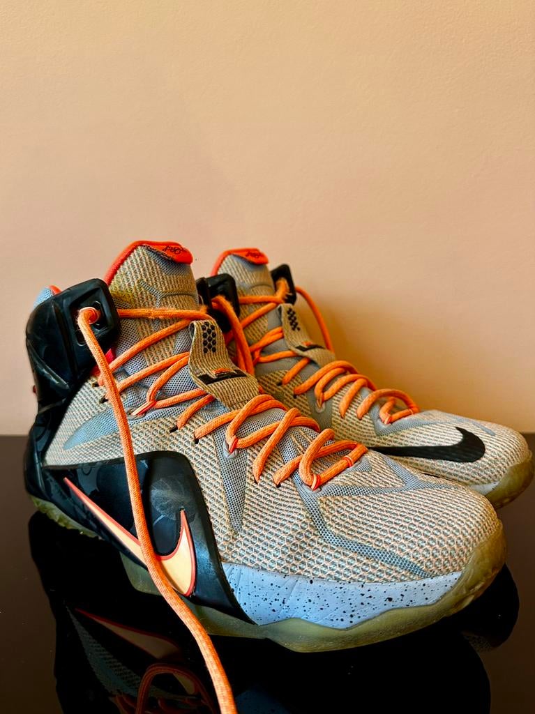 Nike LeBron James XII Pasen - maat 45, Kleding | Heren, Schoenen, Overige kleuren, Nike, Ophalen of Verzenden, Sneakers