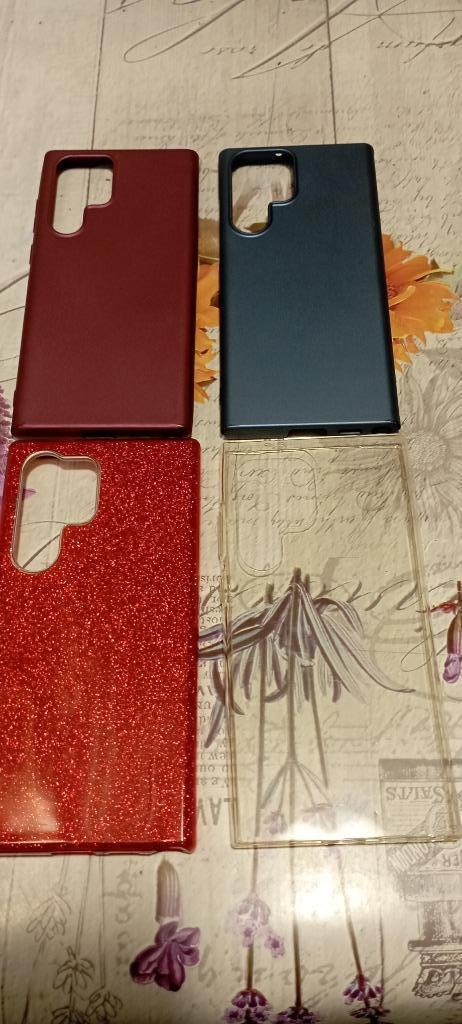 4 coques de GSM Samsung., Enlèvement ou Envoi, Comme neuf, Façade ou Cover