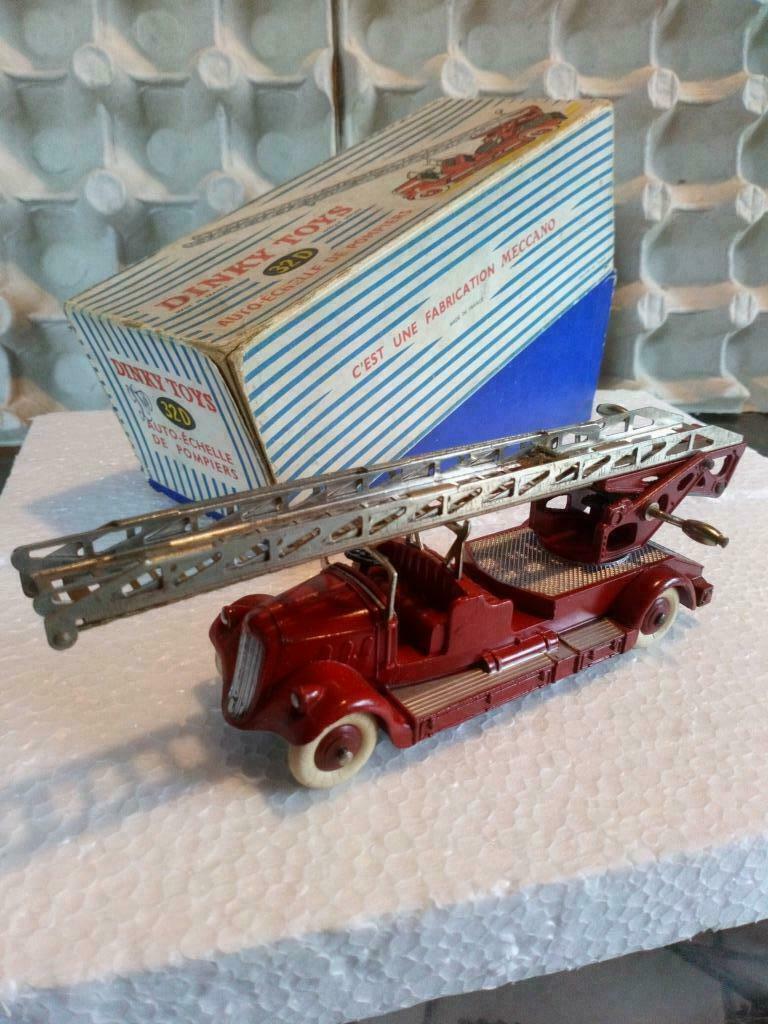 AUTO ECHELLE POMPIER MECCANO DINKY TOYS 32D, Envoi, Utilisé, Voiture