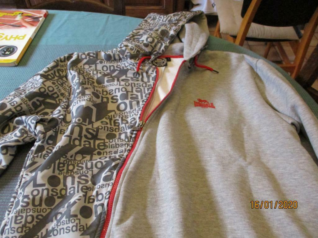 VESTE HOMME LONSDALE. TAILLE L., Kleding | Heren, Ophalen of Verzenden, Nieuw, Maat 52/54 (L), Grijs