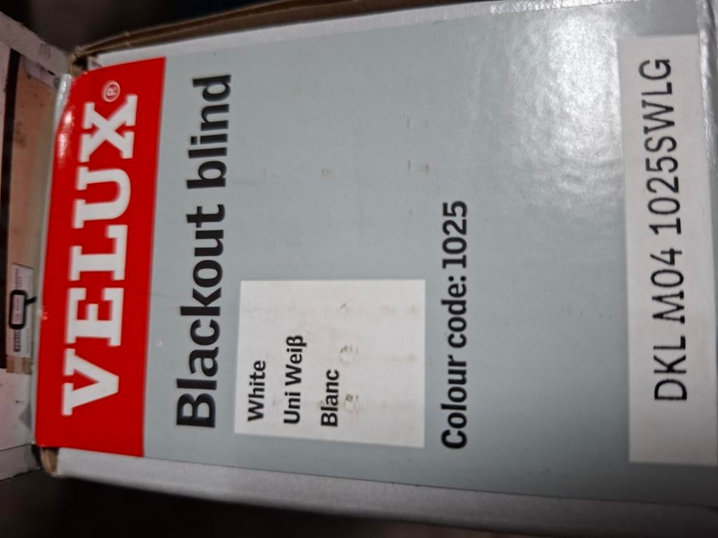 Velux gordijn M04, Ophalen