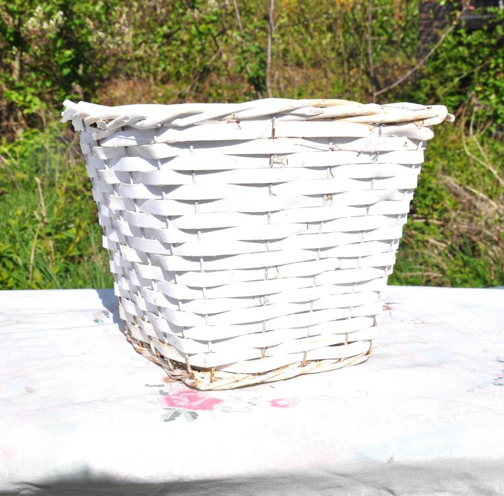cache pot ou pour montage floral couleur blanc, Enlèvement ou Envoi, Carré, Utilisé, Intérieur