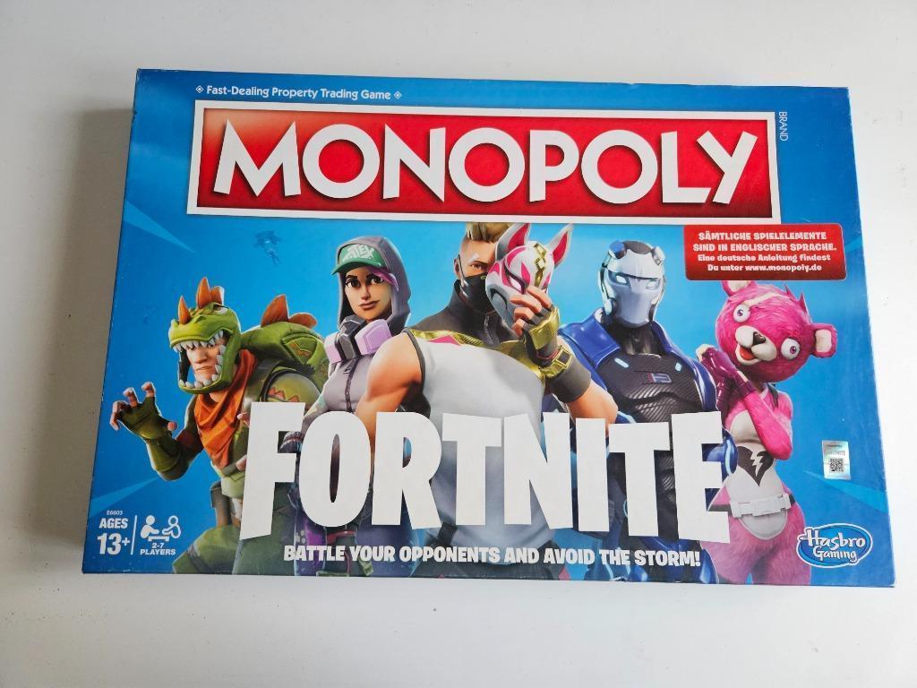Monopoly fortnite (Engelse versie), Ophalen of Verzenden, Gebruikt