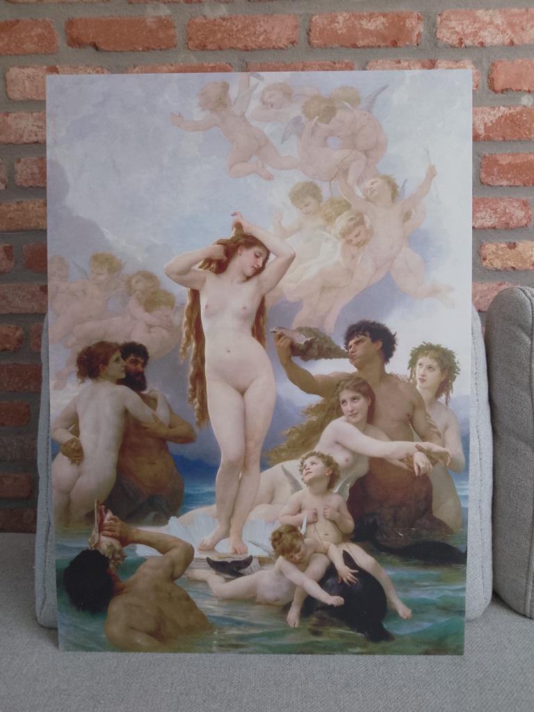 "La naissance de Vénus" Impression 50x70 cm support Forex., Neuf, Enlèvement ou Envoi, Synthétique, 50 à 75 cm