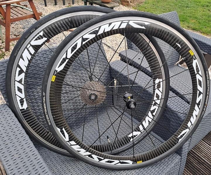 Carbon wielen MAVIC COSMIC m/z cassette/bandjes., Enlèvement, Comme neuf