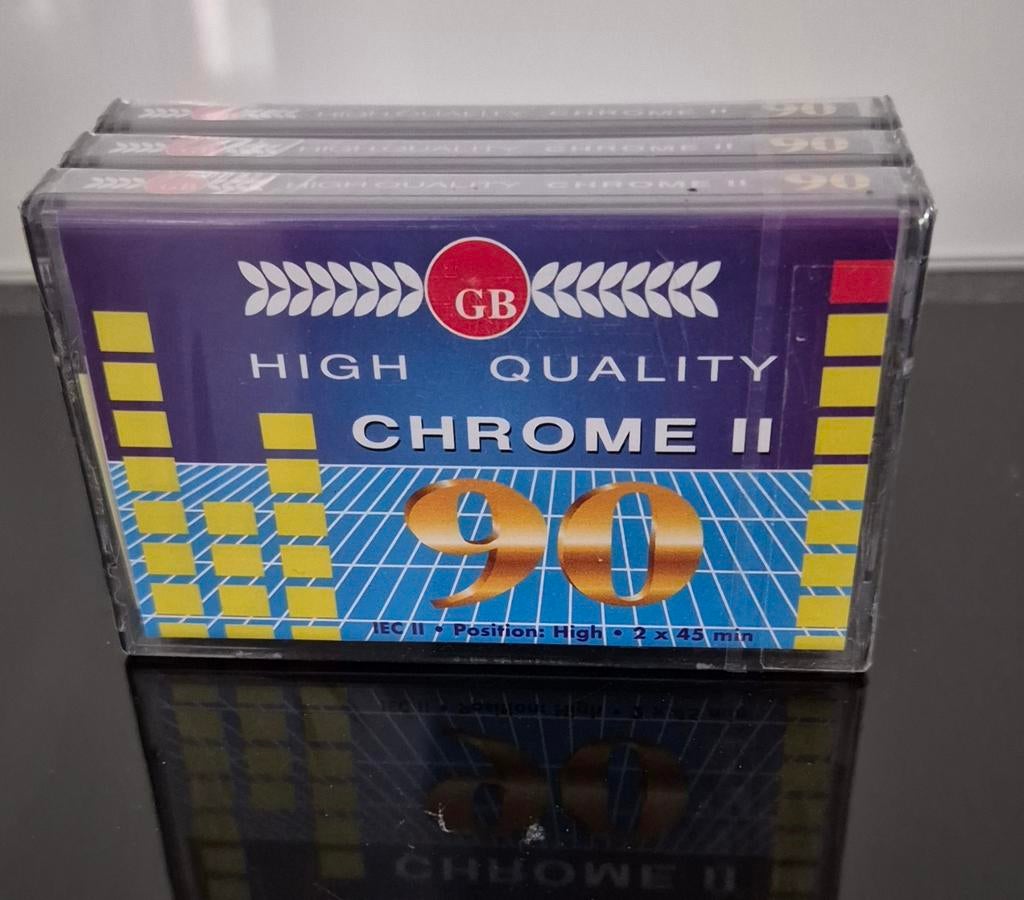 3 highquality cassettebandjes nieuw, Cd's en Dvd's, Ophalen, Zo goed als nieuw