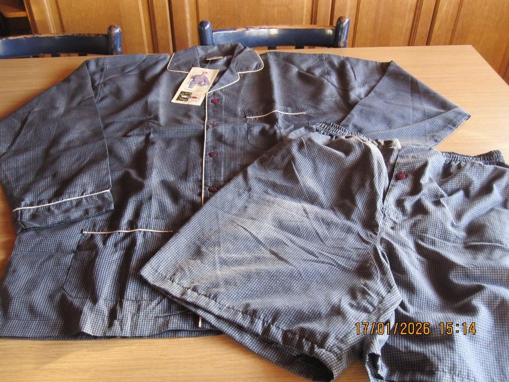 Katenen heren pyjama maat 50, Ophalen of Verzenden, Maat 48/50 (M)
