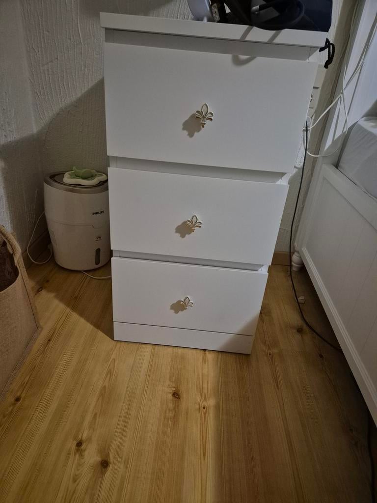Nachtkast ikea wit 2keer, Enlèvement