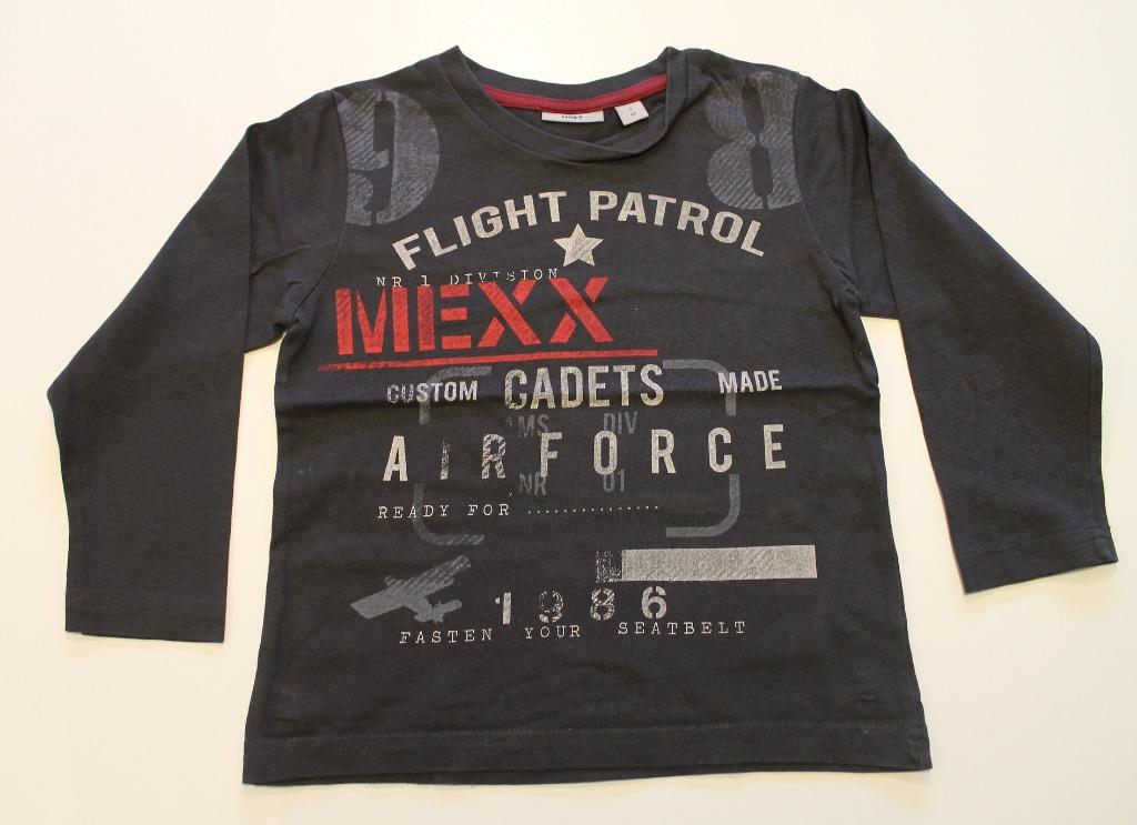 2+1 gratis Longsleeve Mexx 'airforce' (maat 98/104), Kinderen en Baby's, Kinderkleding | Maat 98, Mexx, Gebruikt, Ophalen of Verzenden