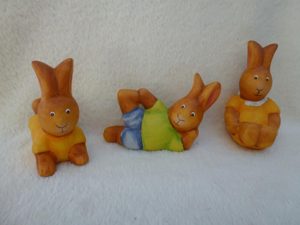 décoration de Pâques - 3 lapins, Divers, Enlèvement ou Envoi, Neuf