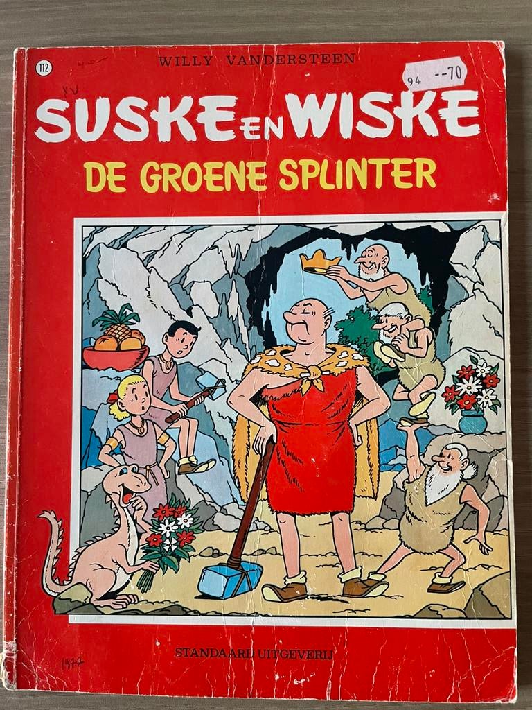 Vintage Suske en Wiske De Groene Spinter en andere albums, Boeken, Ophalen of Verzenden, Gelezen